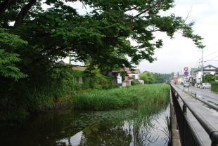 相馬駅周辺（中村城跡　北外堀）